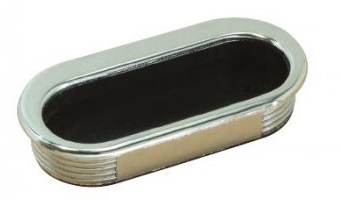 Мебельная ручка врезная овальная TL 20.10000 - TL 20.10004